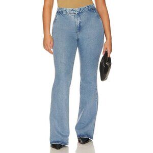 Good American Good Flare Stretch Trouser Jeans Indigo551 Womens Size 22